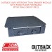 OUTBACK 4WD INTERIORS TWIN DRAWER MODULE FIXED FLOOR BT-50 DUAL CAB 07-09/11
